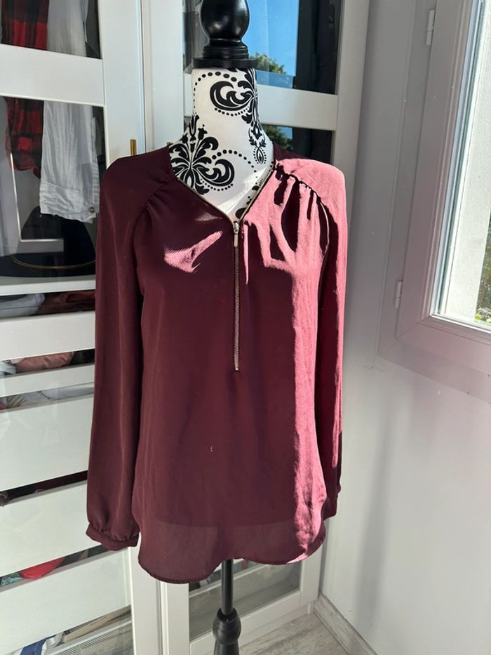 Blouse bordeaux