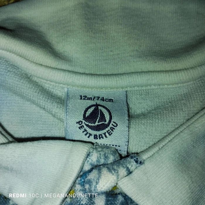 🧸 Pyjama grenouillère Petit Bateau – Taille 12 mois / 74 cm 🌙🍼 - photo numéro 4