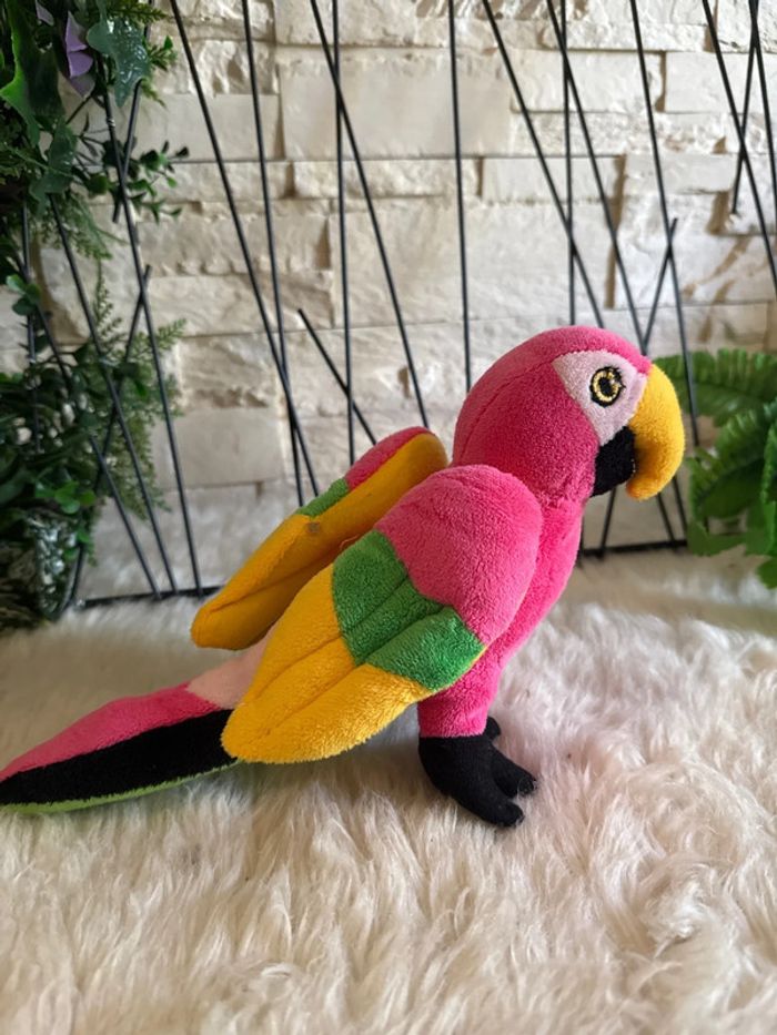 Peluche perroquet Vintage - TBE - photo numéro 3