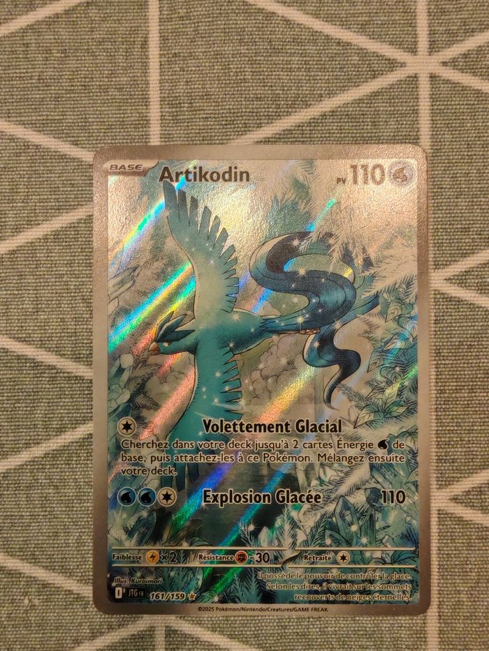 Carte pokémon Artikodin AR 161 aventures ensemble - photo numéro 2