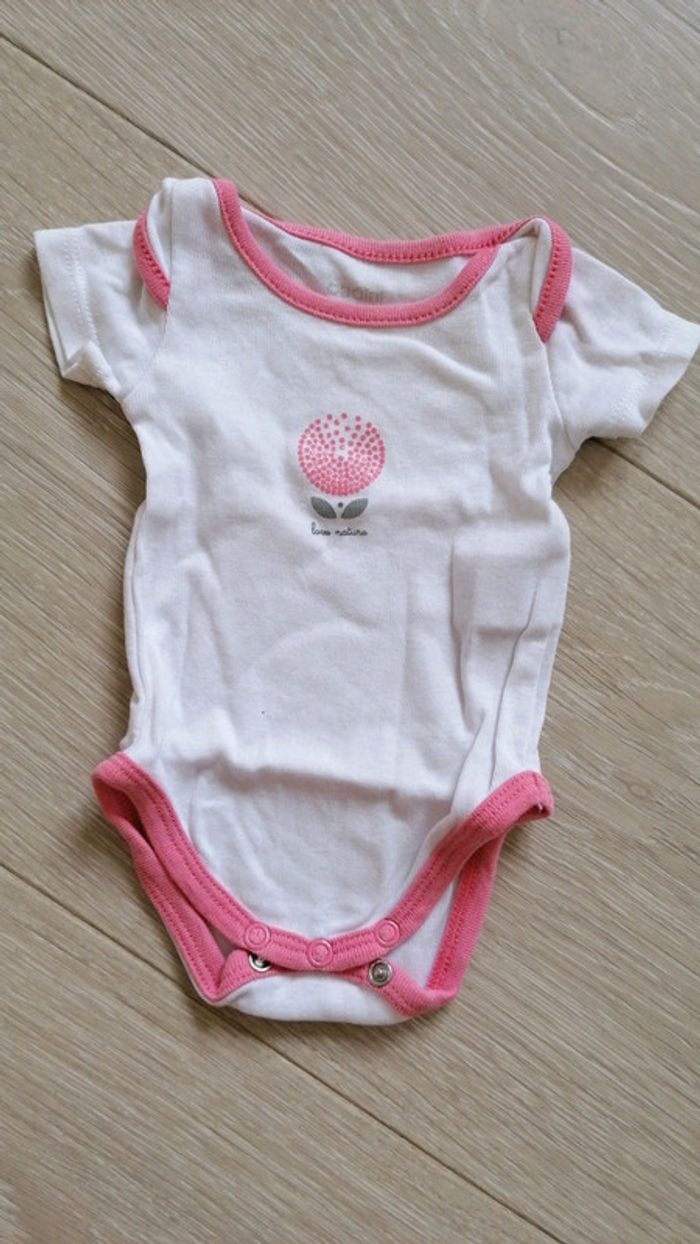 Body manches courtes bébé fille
