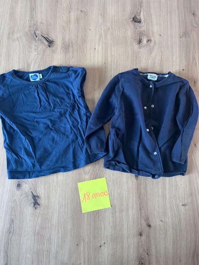lot haut + gilet