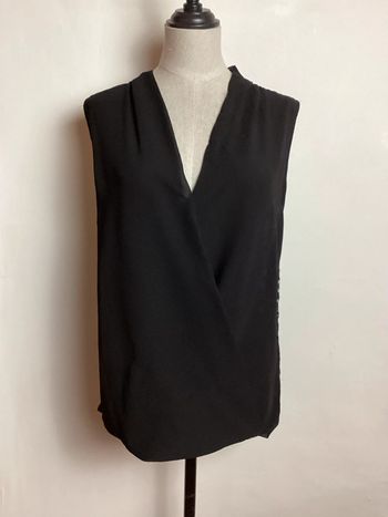 Blouse noire avec dentelle Kookaï 42