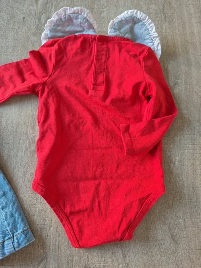 Ensemble jeans rouge - photo numéro 6
