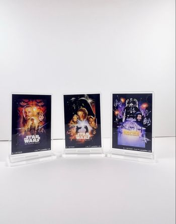 Lot 3 Mini-acrylique Affiche Star Wars
