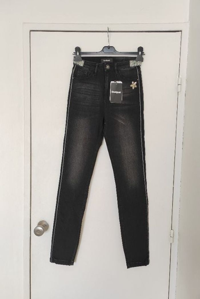 Jean skinny taille haute Desigual