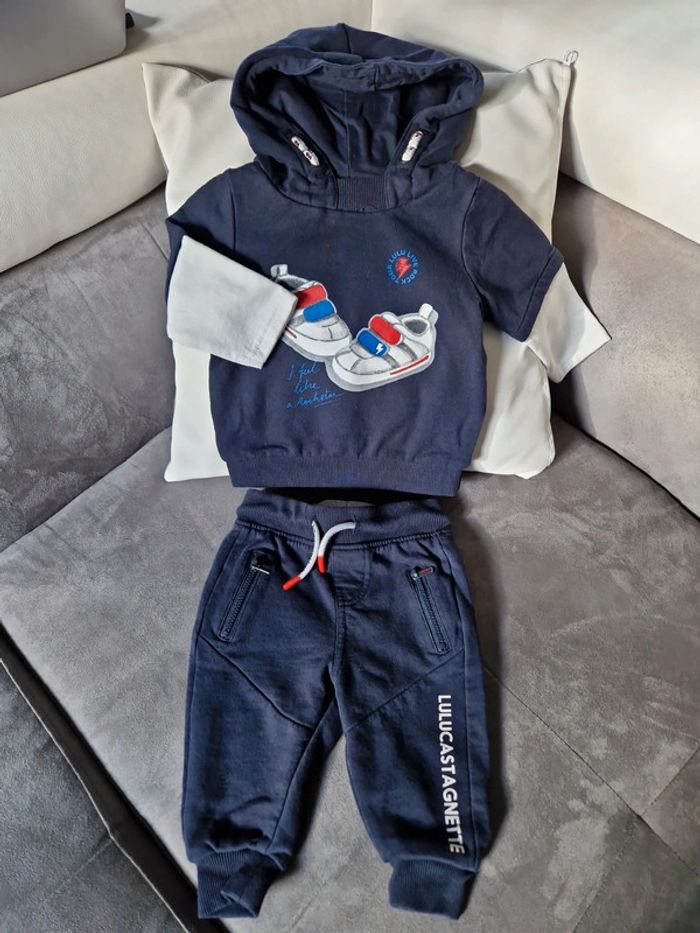 Ensemble lulu castagnette 6 mois bebe - photo numéro 2