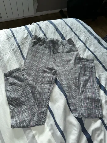 Legging pied de poule fille 12 ans