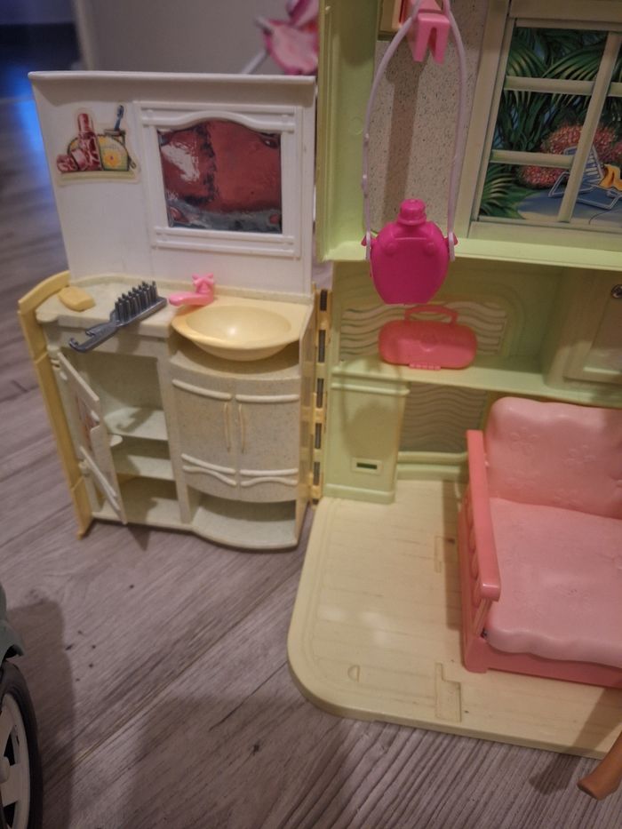 Maison depliante radio barbie vintage 1999 - photo numéro 6