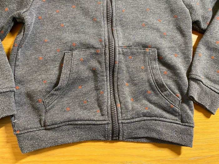 DPAM Sweat polaire gris foncé Taille 5 ans - photo numéro 3