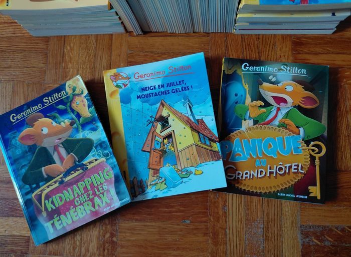 Lot de 3 livres geronimo stilton 49 51 55 - photo numéro 1