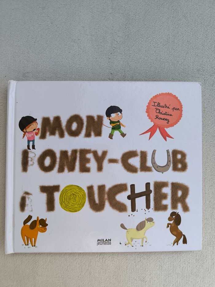 Livre Mon poney-club à toucher Milan - photo numéro 2