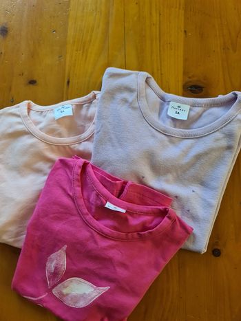 3 tee-shirts neufs floriane taille 5 ans