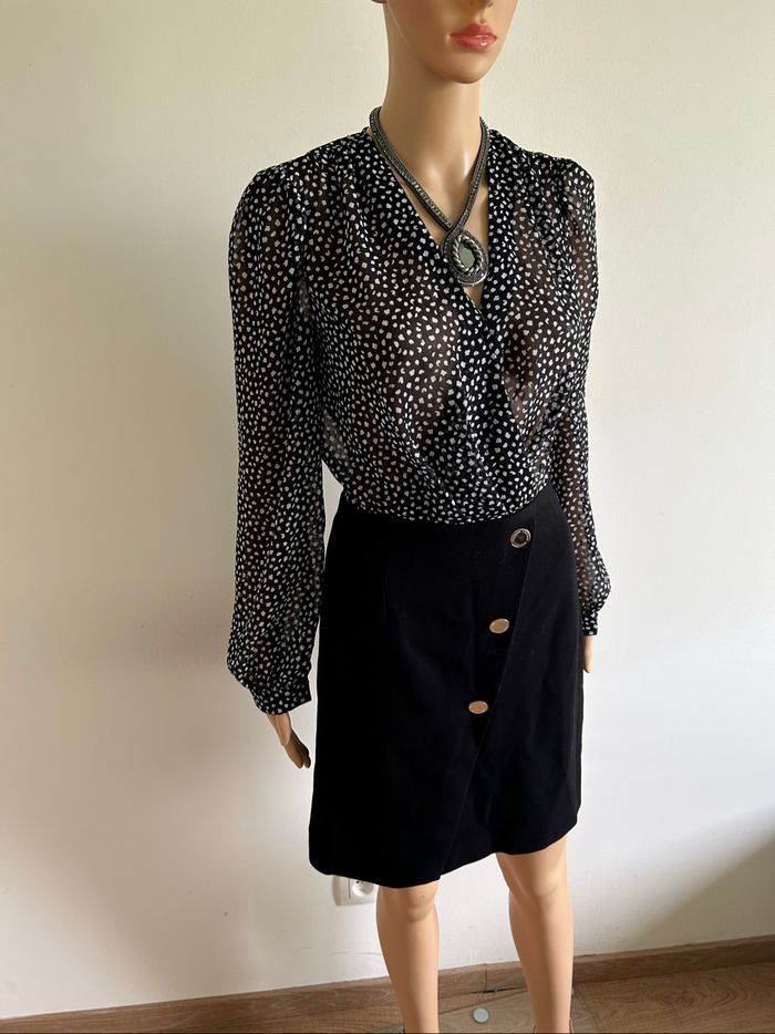 Robe noire et blanche neuve Morgan taille 34 (valeur 75€) - photo numéro 2