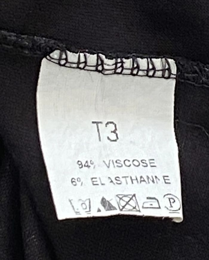 T-shirt/tunique noir et blanc - photo numéro 4