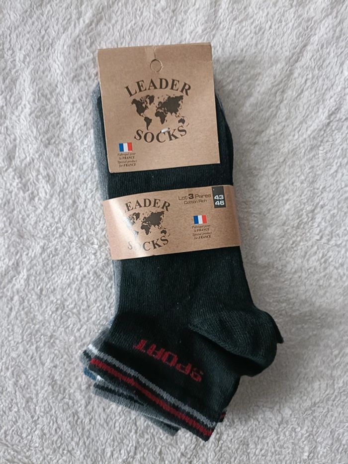 3 paires de chaussettes leader socks en 43/46 - photo numéro 3