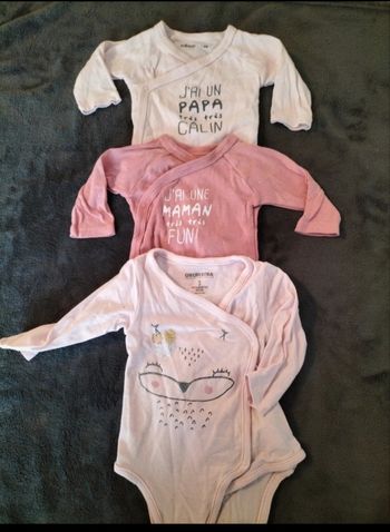 Lot de 3 bodies