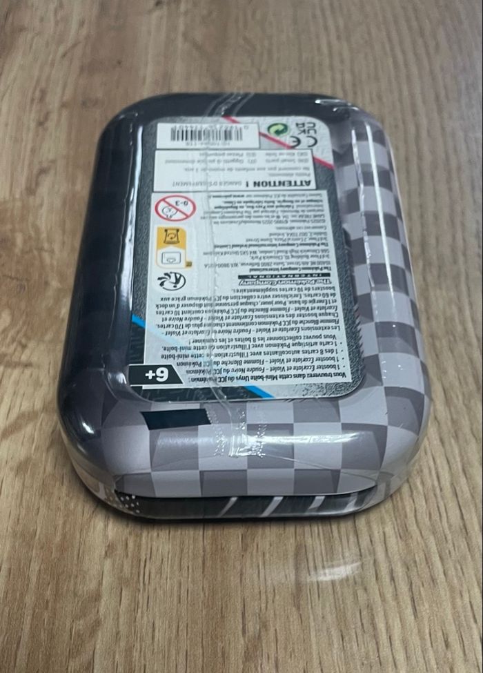 Pokémon mini tins Unys mamanbo et coupenotte  écarlate et violet flamme blanche et foudre noir Ev10.5 - photo numéro 3