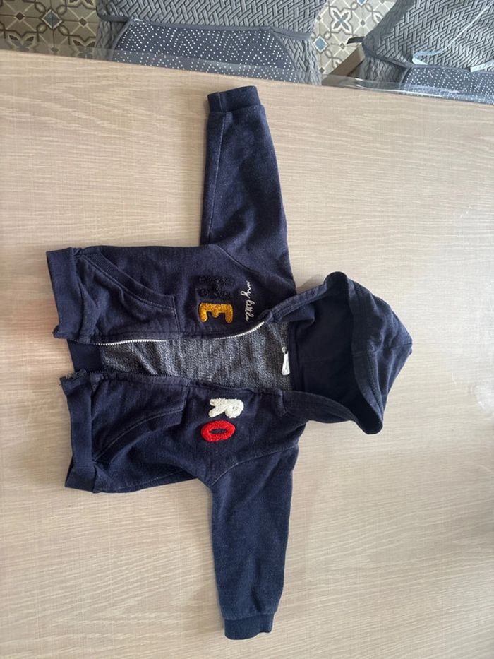 Veste à capuche 9 mois
