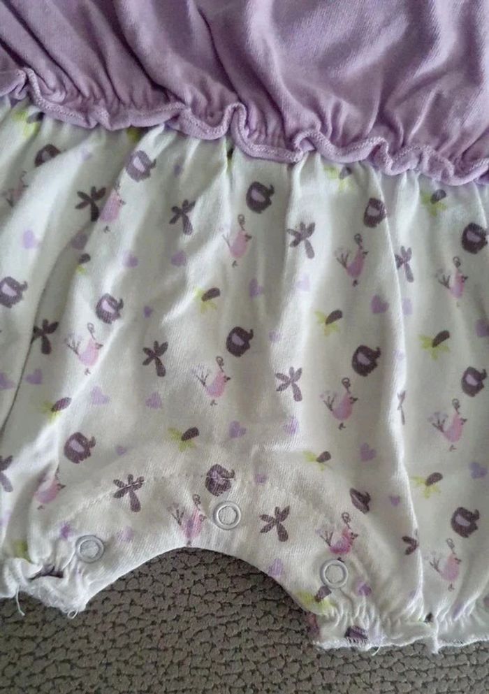 Ensemble fille lilas, Kimbaloo taille 3 mois - photo numéro 2