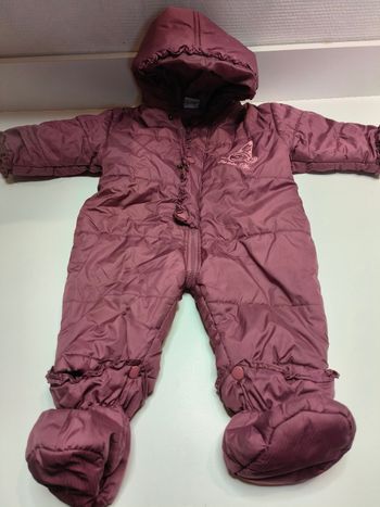 Combinaison hiver violette 12 mois