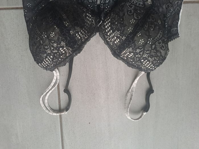 Haut lingerie Noir Blanc No Excuse 95B - photo numéro 2