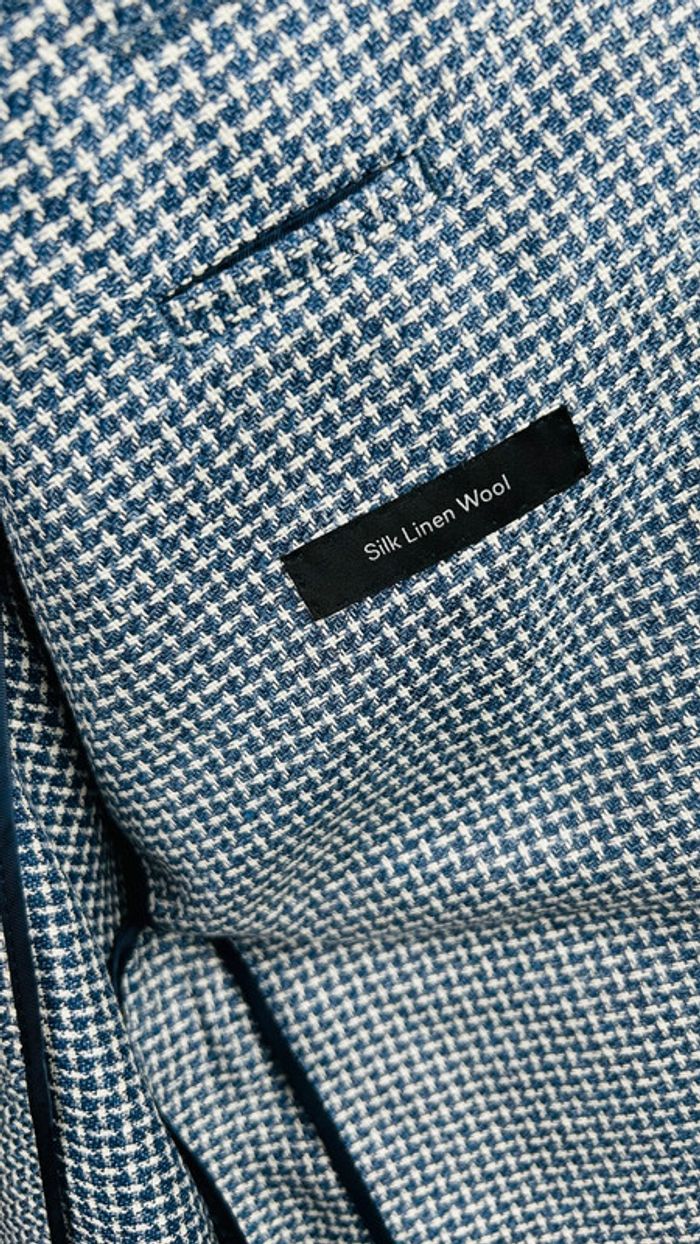 Blazer Boss Tailored – Lin, Laine et Soie, Regular, Taille 50 FR - photo numéro 8