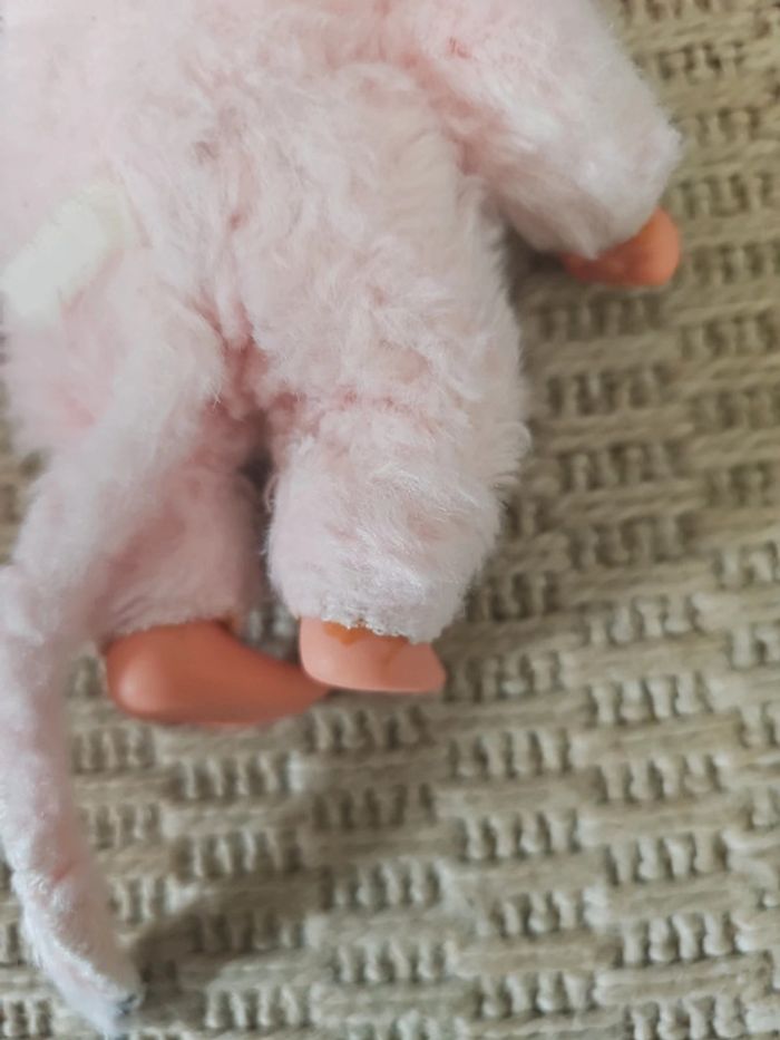 Peluche kiki rose pâle vintage - photo numéro 13