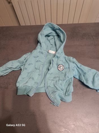 Gilet capuche marèse 9 mois