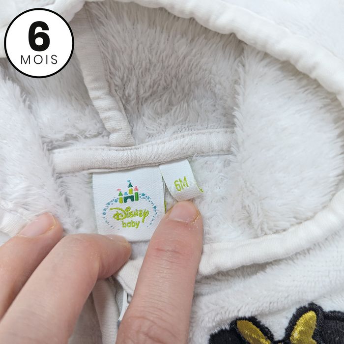 Veste / Gilet chaud doux - Minnie Disney - 6 mois - photo numéro 3