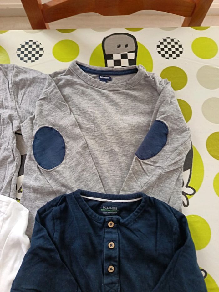 Lot 4 tee-shirt ML 24 mois Kiabi - photo numéro 4