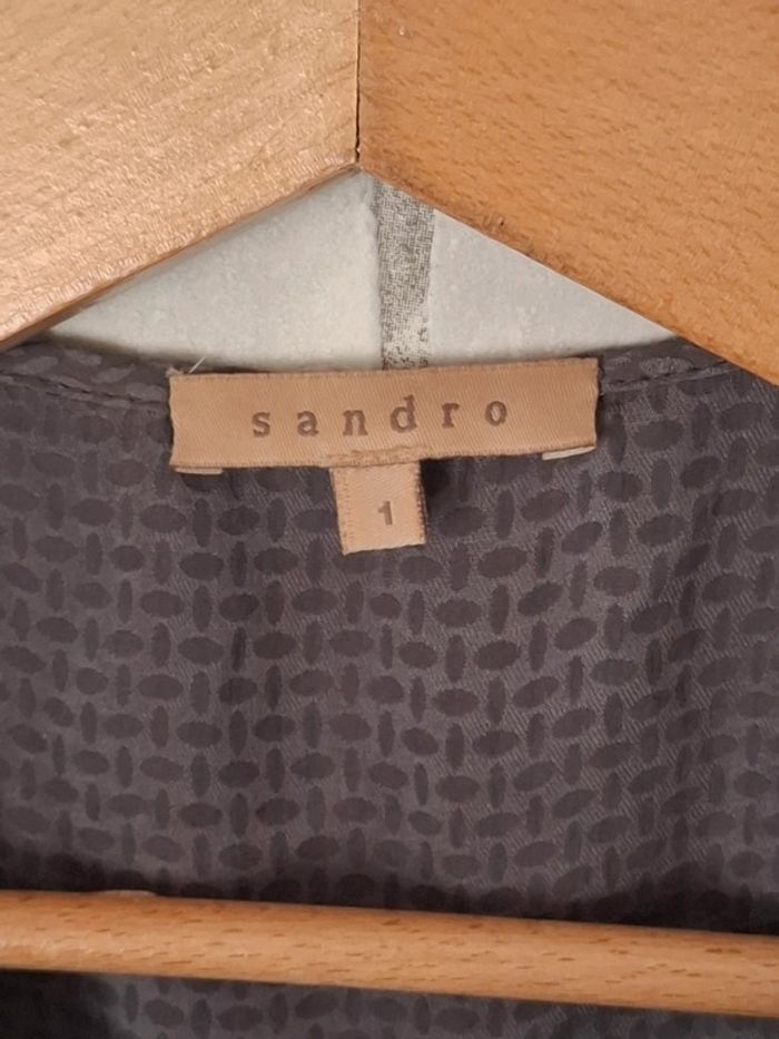 Blouse Sandro 100% Soie - photo numéro 2