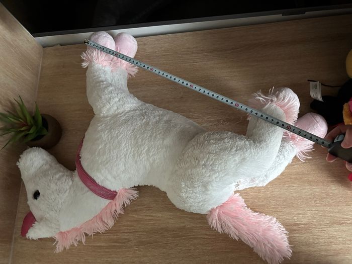 Grande peluche licorne blanche rose - photo numéro 5