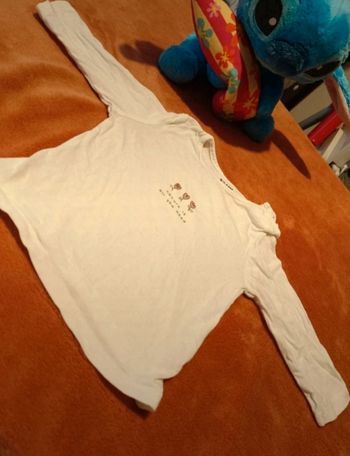 Pull / T-shirt Manches Longues Bébé Fille - Kiabi