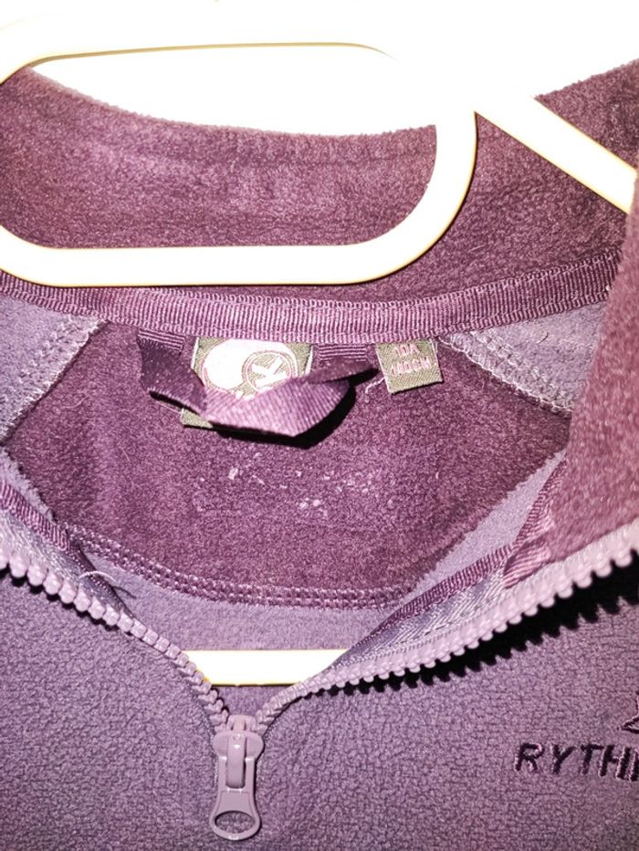 Pull polaire bilook violet - photo numéro 2