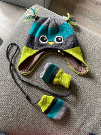 Ensemble bonnet gant bébé