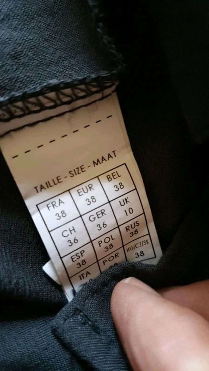 Chemisier sans manche en dentelle Mim - Taille 38/M - photo numéro 2