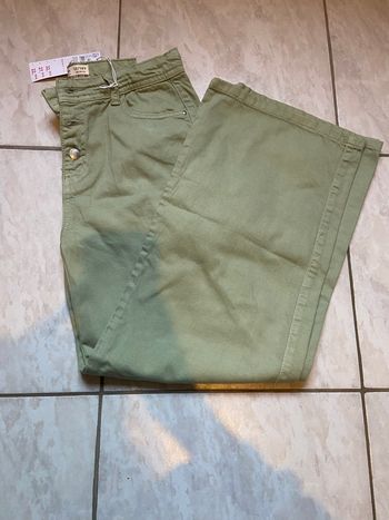 Pantalon cargo vert Kiabi 