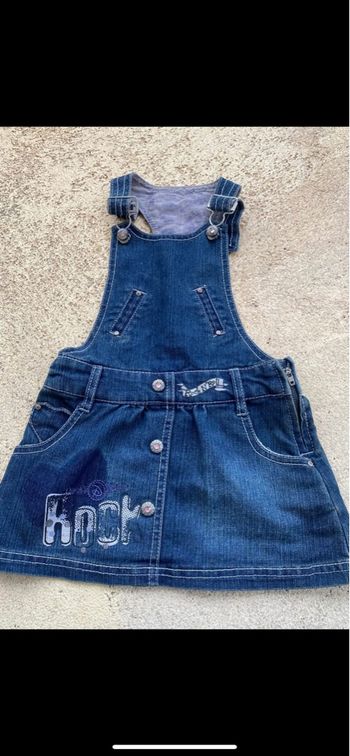 Robe en jeans bleu Disney baby