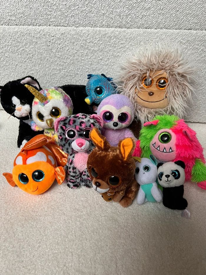 Lot peluches Ty