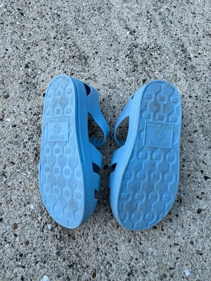 Sandales plastique || Sergent Major || bleu taille 26 - photo numéro 8