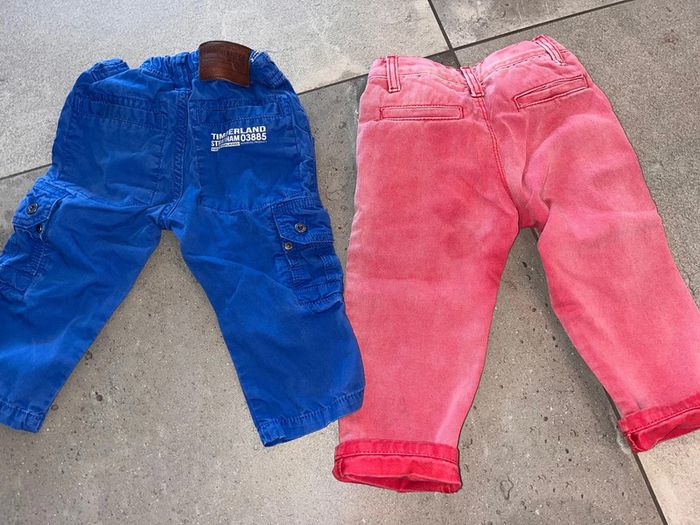 Lot 2 pantalons timberland / Ikks 12 / 18 mois - photo numéro 5