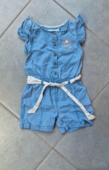 Combinaison short 36 mois