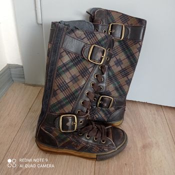 Converse hautes à carreaux P28