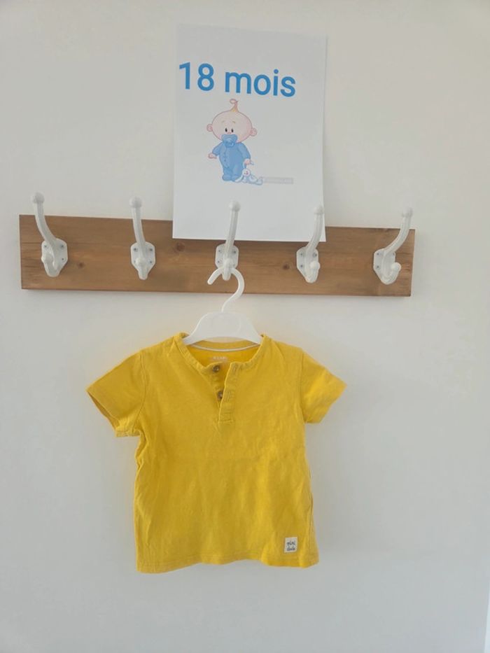 Tee-shirt 18m kiabi jaune