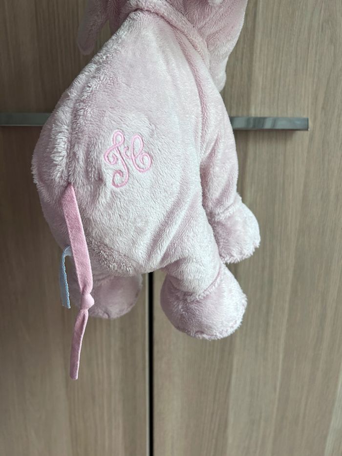 Peluche Ferdinand l'éléphant Rose (25 cm) Tartine et chocolat - photo numéro 14