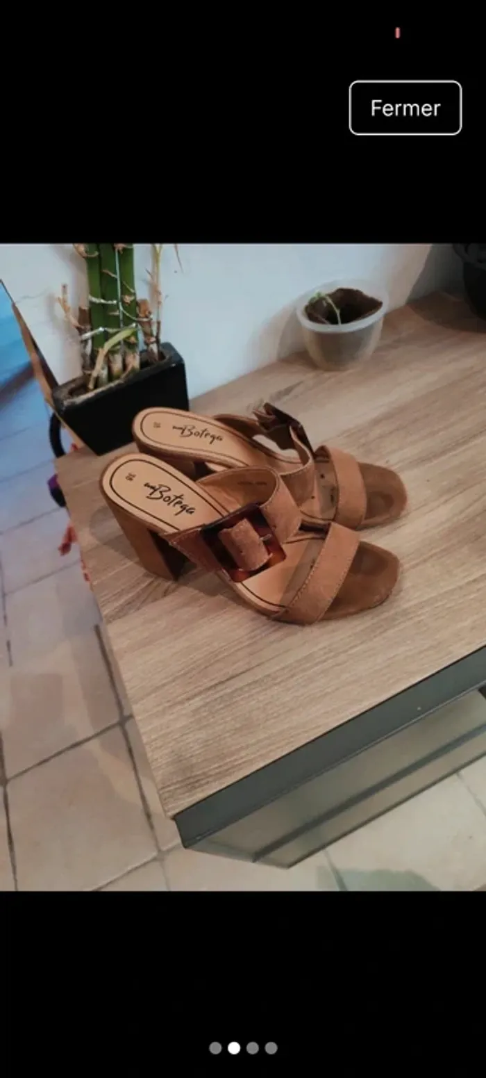 Chaussure talon taille 38 marque botega - photo numéro 2