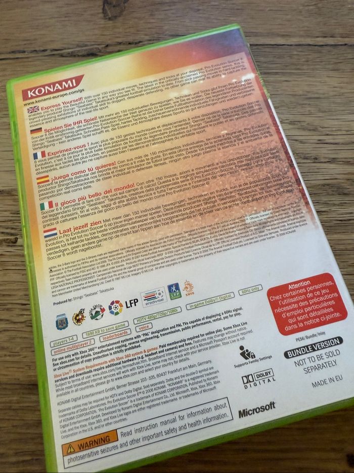Jeux Xbox Pes 6 P ro Évolution Soccer - photo numéro 2