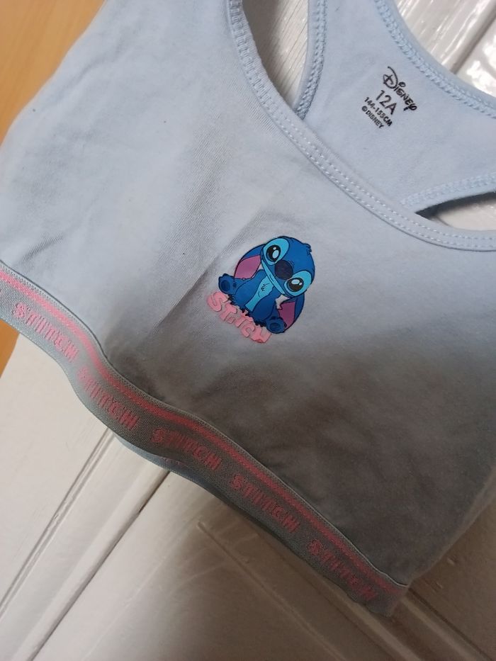 Brassière stitch bleu clair et multicolore - photo numéro 3