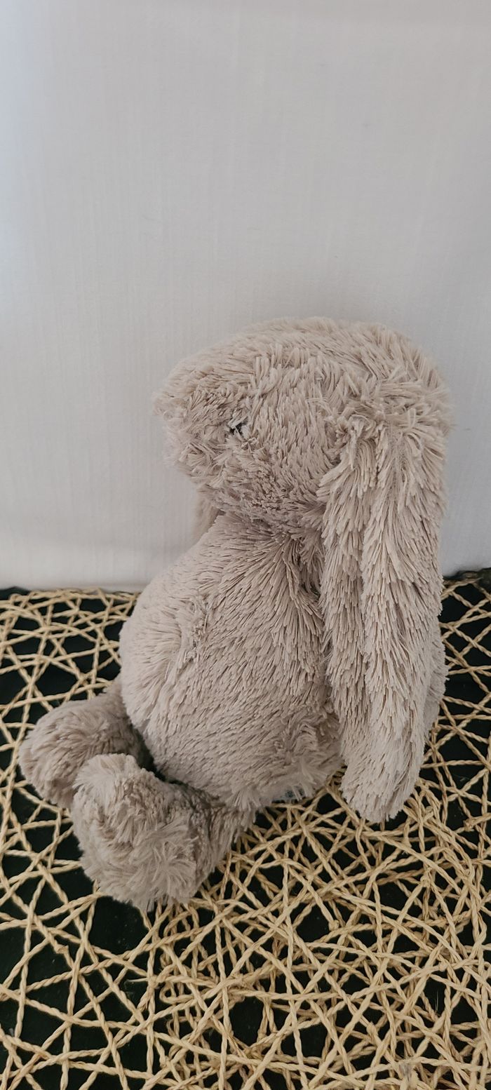 Doudou Lapin Bashful Jellycat Gris - photo numéro 2